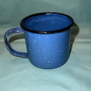 Mini Blue Speckled Tin cup